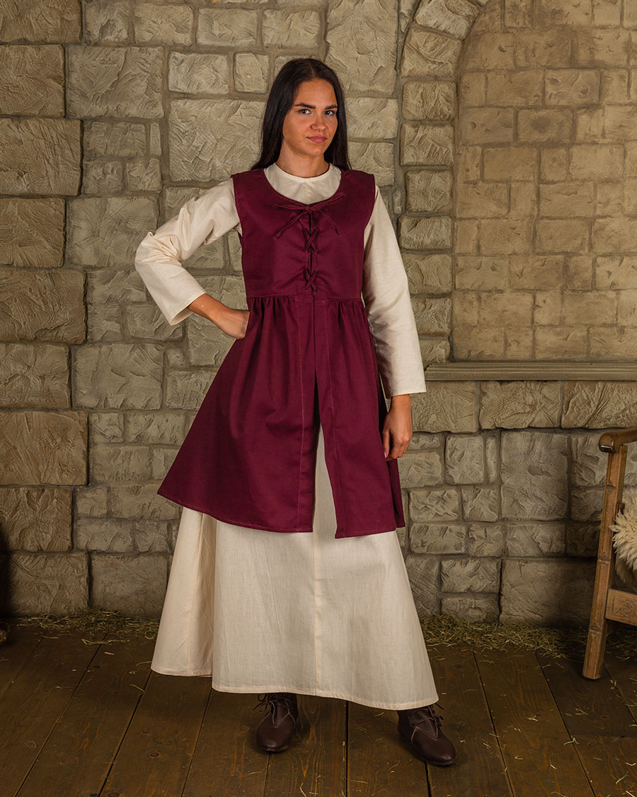 Clara Kleid bordeaux M