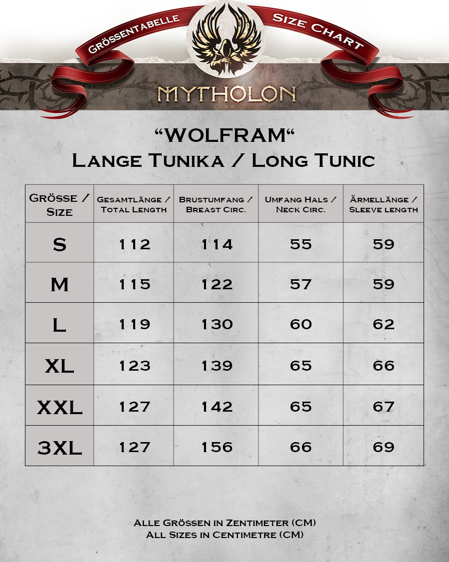 Wolfram lange Tunika Baumwolle